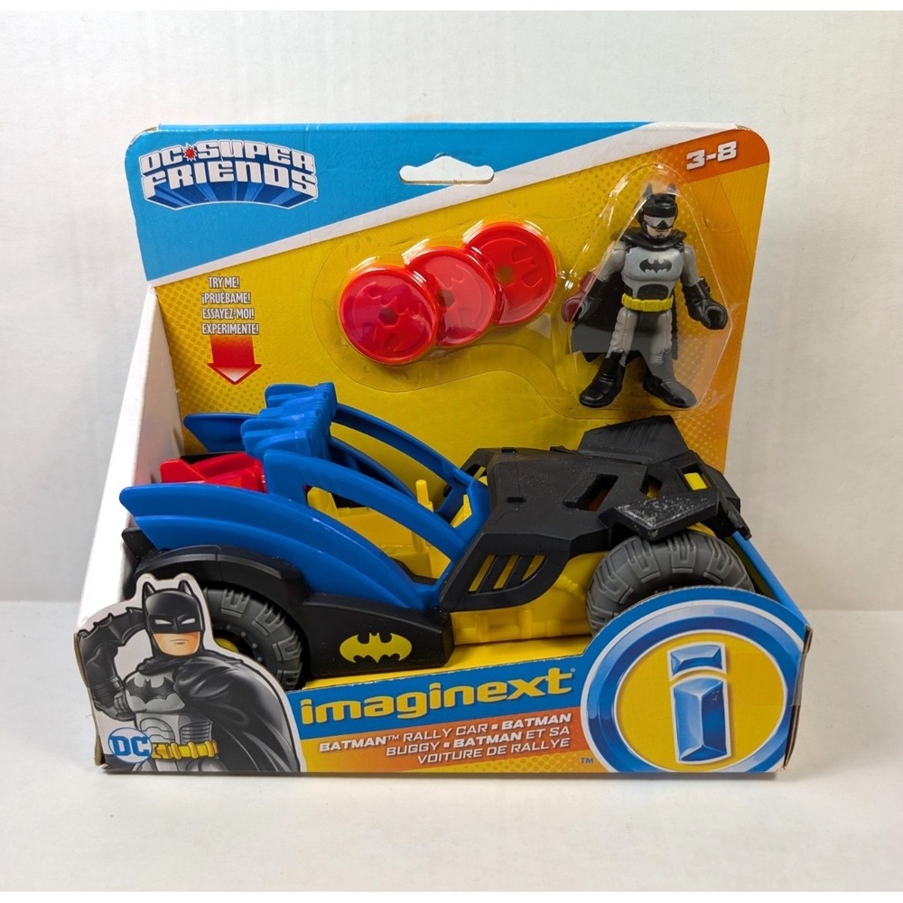 Imaginext Batman Rally Car DC‎ Super Friends NEW SEALED 2019 Mattel Fisher Price